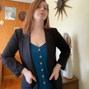 90s Vintage Black Jacket - Sag Harbor